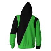 Kim Possible Damen Shego Cosplay Hoodie 3D Druck Sweatshirt mit Kapuze Streetwear Pullover